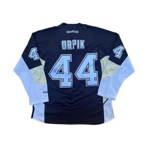 Reebok Pittsburgh Penguins Jersey Brooks Orpik #44 Autographed Hockey Size XL